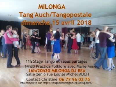 Milonga de soutien à Tangopostale