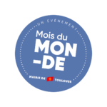 5-PATCH MOIS DU MONDE BLEU FOND CLAIR MAIRIE